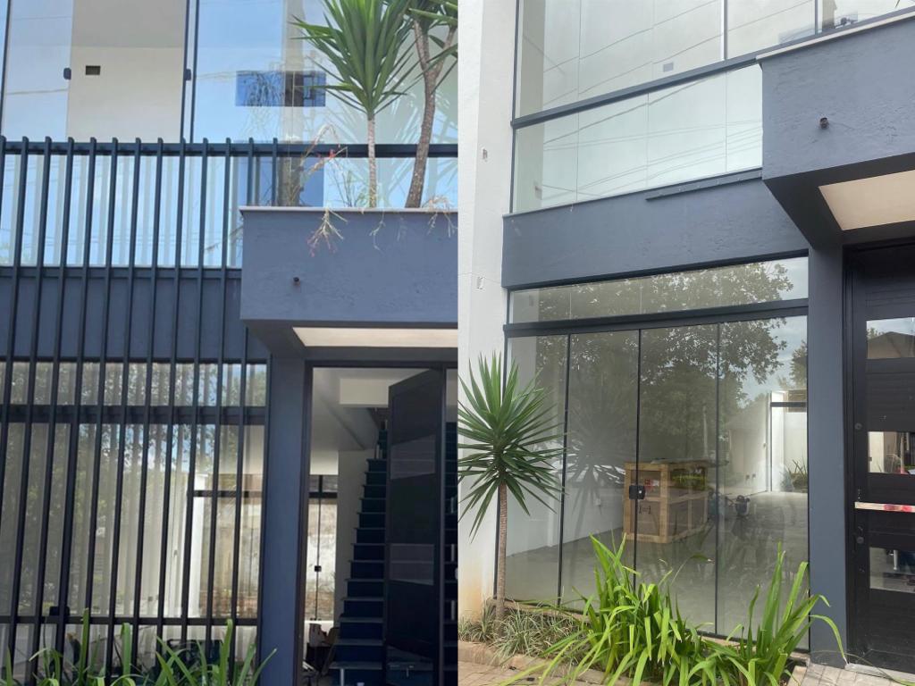 Duas fotos comparativas