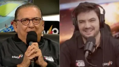 Galvão Bueno e Felipe Neto